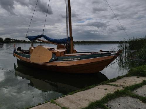 Schouw te koop, Watersport en Boten, Platbodems, Gebruikt, 6 tot 9 meter, Hout, Ophalen