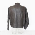 Mooie Leren Vintage Heren Jas286* (Maat 52) € 70,-, Kleding | Heren, Maat 52/54 (L), Bruin, Vintage, Ophalen of Verzenden