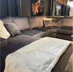 Voorraad ACTIE | Velvet Antraciet U bank |Showroom Utrecht, Modern, eric kuster style, retro, Hoekbank, 150 cm of meer, Vierpersoons of meer