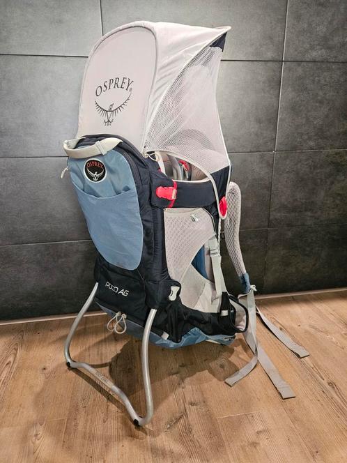 Osprey poco AG kinderdrager met ingebouwde zonnendak, Kinderen en Baby's, Babydragers en Draagdoeken, Gebruikt, Draagzak, Rug
