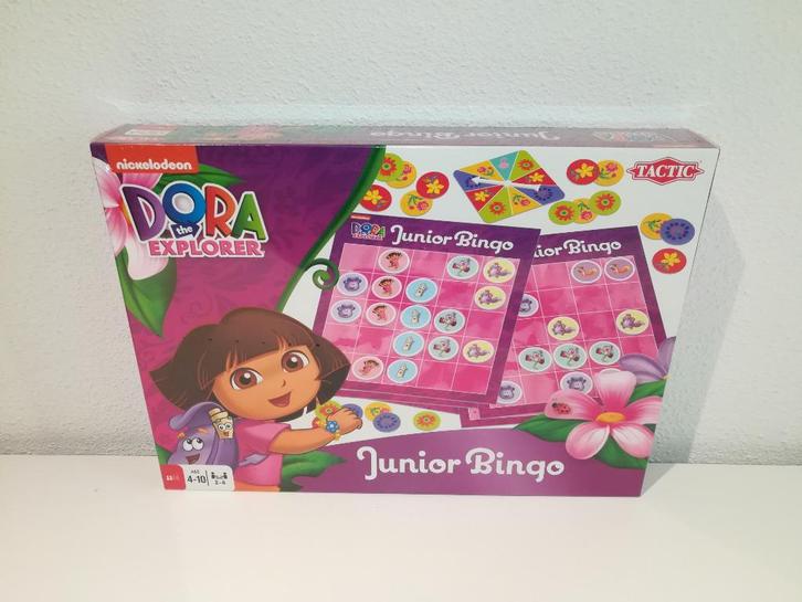 Dora Junior Bingo (nieuw in seal) [A20], Hobby en Vrije tijd, Gezelschapsspellen | Bordspellen, Nieuw, Ophalen of Verzenden