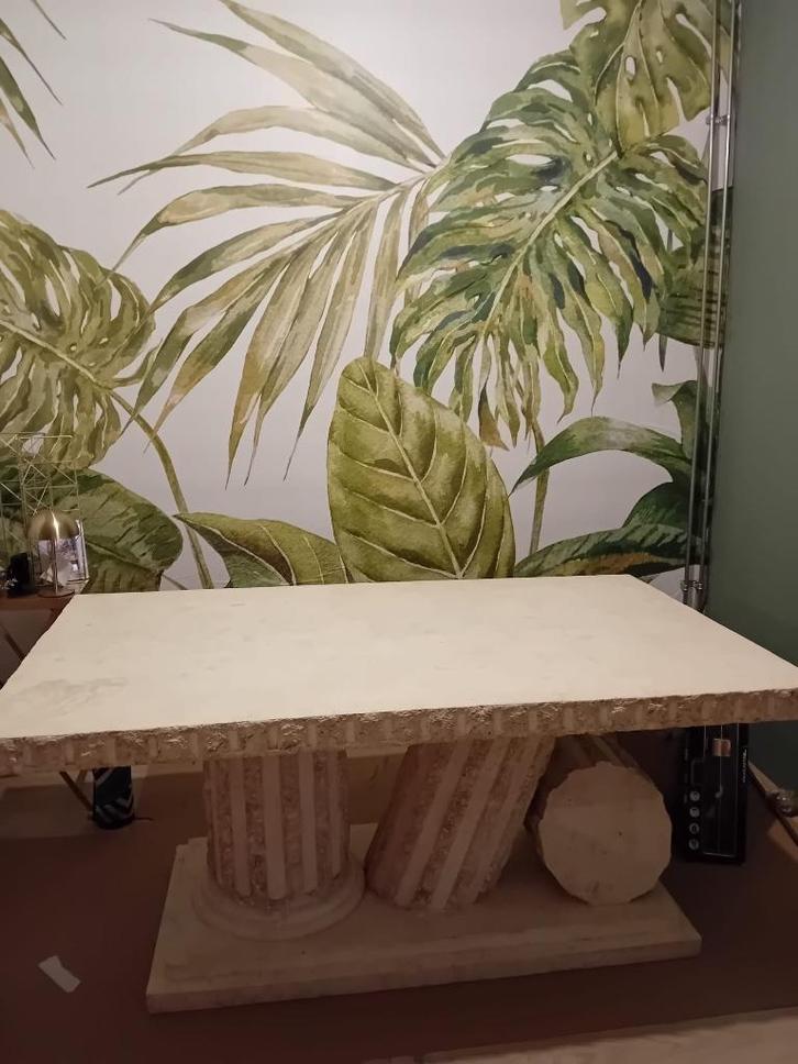 Meubels marmer, Huis en Inrichting, Tafels | Salontafels, Gebruikt, Minder dan 50 cm, 50 tot 100 cm, 150 tot 200 cm, Rechthoekig