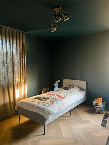 IKEA SLATTUM Bedframe + Matras Zo Goed Als Nieuw - afbeelding 1