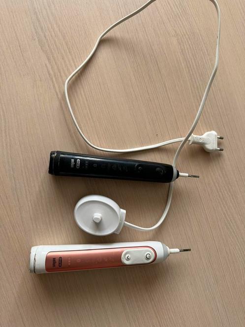 Oral b genius x electrische tandenborstels (2 stuks), Sieraden, Tassen en Uiterlijk, Uiterlijk | Mondverzorging, Gebruikt, Tandenborstel