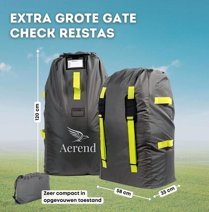 Aerend XL Reistas voor kinderwagen, autostoel, buggy, Sieraden, Tassen en Uiterlijk, Tassen | Reistassen en Weekendtassen, Nieuw