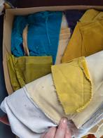Katoenen en fluwelen lapjes stof - hobby projecten, Hobby en Vrije tijd, Stoffen en Lappen, Ophalen, Gebruikt, Overige kleuren