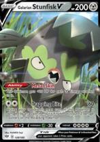 Pokemon - Galarian Stunfisk V (DAA 128) Ultra rare.., Ophalen of Verzenden, Nieuw, Losse kaart, Foil