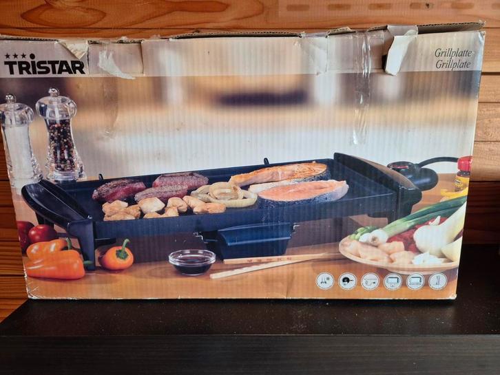 Tristar Grillplaat - Tafelgrill in Goede Staat, Witgoed en Apparatuur, Grillplaten, Gebruikt, Tafelgrill, Ophalen