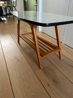 Originele salontafel jaren 50 vintage retro design, Huis en Inrichting, Tafels | Salontafels, Ophalen, Gebruikt, 50 tot 100 cm