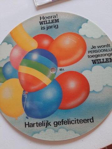 Willem, Monique, Frans of Robert Jarig! -single 7" beschikbaar voor biedingen