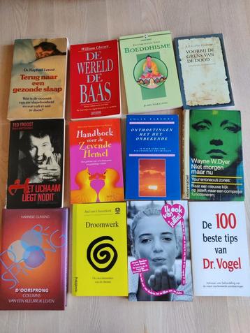 Gezondheids boeken, zelfhulpboeken, meditatieve boeken  beschikbaar voor biedingen