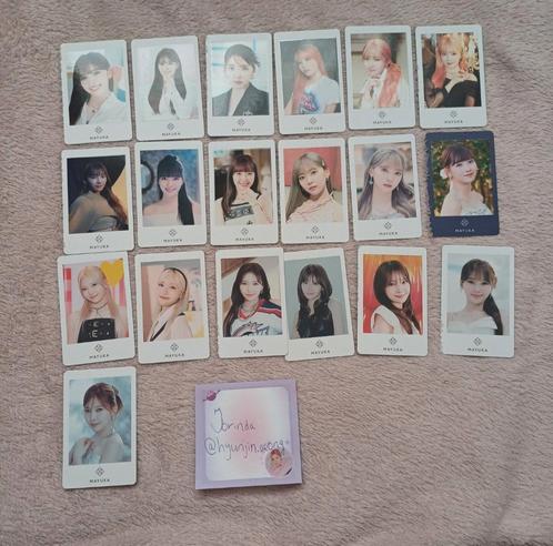 Jpop Niziu Mayuka polaroid cards, Verzamelen, Muziek, Artiesten en Beroemdheden, Zo goed als nieuw, Foto of Kaart, Ophalen of Verzenden