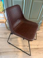 6 leren eetkamerstoelen - comfortabel!, Ophalen, Minder dan 50 cm, Gebruikt, 200 cm of meer