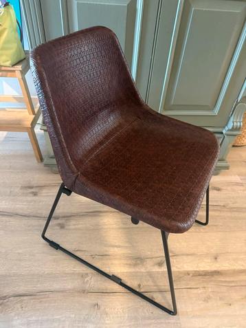 6 leren eetkamerstoelen - comfortabel! beschikbaar voor biedingen