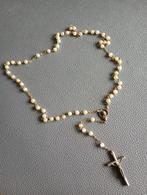 Italiaanse Rozenkrans - Vintage, Gebruikt, Wit, Ophalen of Verzenden, Overige materialen