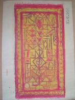 Hubert Bekman 1957 schets ontwerpen voor kleden (acryl verf), Verzenden