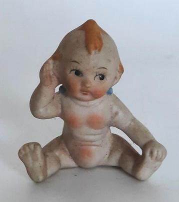 Vintage porseleinen beeldje baby, Shackman Kewpi beschikbaar voor biedingen