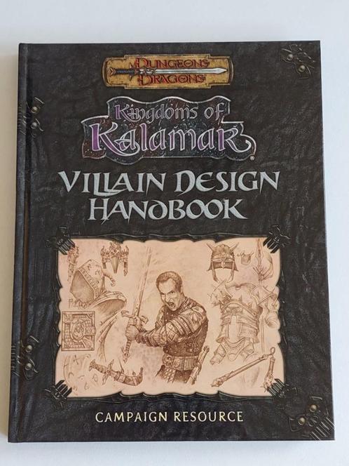 Kingdoms of Kalamar - Villain Design Handbook - 3.0e, Hobby en Vrije tijd, Gezelschapsspellen | Overige, Zo goed als nieuw, Een of twee spelers