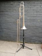 Roy Benson 4B trombone met kwartventiel, Muziek en Instrumenten, Ophalen of Verzenden, Zo goed als nieuw, Tenor