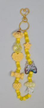 Leuke tashanger met bedels Pompompurin, Met hanger, Kunststof, Geel, Nieuw