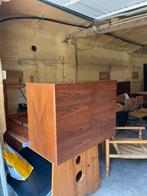 Vintage design barkast palissander retro wandmeubel, Huis en Inrichting, Ophalen, Gebruikt