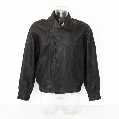 Mooie Soepele Leren AM2 Heren Jas* (M) € 80,-, Kleding | Heren, Jassen | Winter, Zo goed als nieuw, Maat 48/50 (M), Bruin, Ophalen of Verzenden