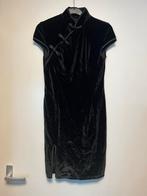 Velours jurk chinees model maat XS - Nieuw, Ophalen of Verzenden, Nieuw, Maat 34 (XS) of kleiner, Zwart
