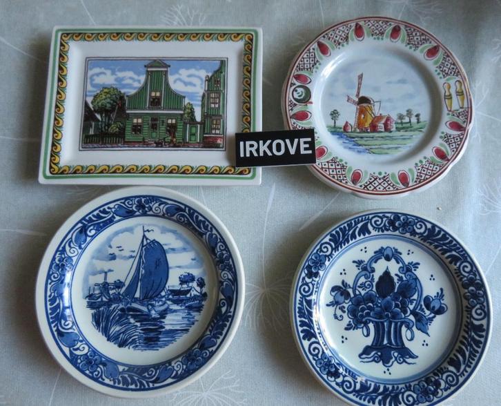 LOT NEDERLANDSE KLEINE BORDJES * Divers *, Antiek en Kunst, Antiek | Wandborden en Tegels, Verzenden