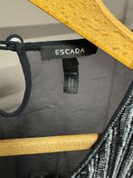 Escada Blouse top zwart Met kralen maat L, Kleding | Dames, Maat 38/40 (M), Zwart, Ophalen of Verzenden, Zo goed als nieuw