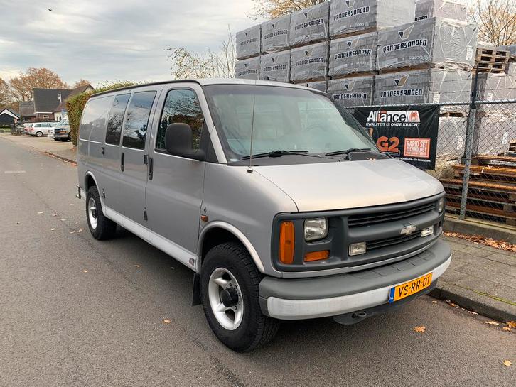 1997 Chevy van 6.5 Diesel  APK **Rijdt en Schakelt 100%, Auto's, Chevrolet, Bedrijf, Chevy Van, Diesel, Overige carrosserieën