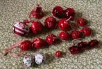 20 rode kerstbellen bellen kerstballen 2-6cm met geluid, Diversen, Kerst, Ophalen of Verzenden, Zo goed als nieuw