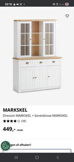 Dressoir en bovenbouw Marksel ,ikea, Ophalen, 50 tot 100 cm, Zo goed als nieuw, Minder dan 100 cm