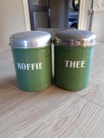 Vintage voorraadbussen voor koffie en thee., Antiek en Kunst, Antiek | Emaille, Ophalen of Verzenden