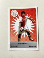 Verzamelkaartje Luis Suárez (AJAX), Verzamelen, Sportartikelen en Voetbal, Nieuw, Ajax, Poster, Plaatje of Sticker, Verzenden