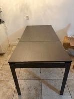 Extendable Dining Table 4–6 Seater | 4 Bamboo Chairs FREE, Ophalen, 100 tot 150 cm, 50 tot 100 cm, Zo goed als nieuw