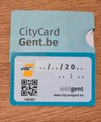 City Card Gent voor 3 dagen, Tickets en Kaartjes, Eén persoon, Vliegtuig, Met bestemming of datum
