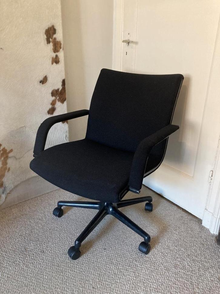 Geoffrey Harcourt bureaustoel Artifort, Huis en Inrichting, Bureaustoelen, Gebruikt, Bureaustoel, Zwart, Ophalen
