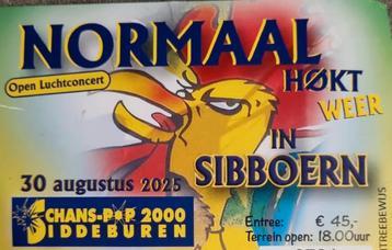 Kaarten NORMAAL  beschikbaar voor biedingen