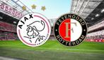 Ajax Feyenoord 2 tickets naast elkaar vak 417, Tickets en Kaartjes, Sport | Voetbal, Twee personen, December