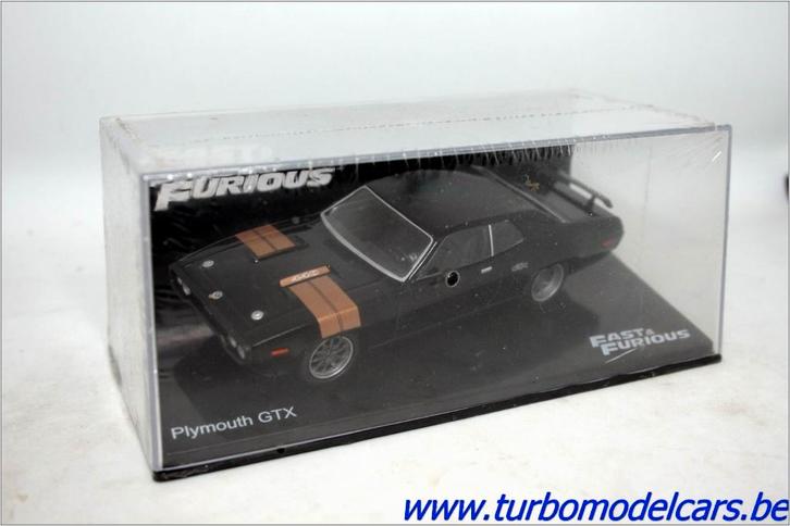 Plymuoth GTX 1/43 Altaya Fast & Furious, Hobby en Vrije tijd, Modelauto's | 1:43, Nieuw, Auto, Overige merken, Ophalen of Verzenden