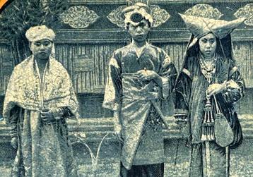 Antiek art deco blik INDIË Indonesië wed J.Bekkers Dordrecht beschikbaar voor biedingen