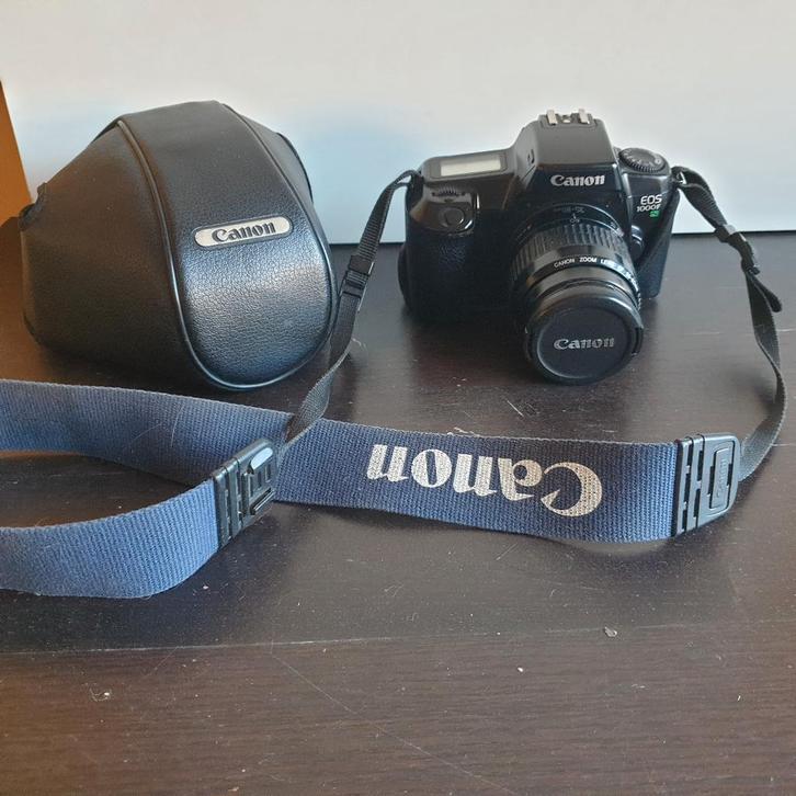 Canon Eos 1000F 35 -80 mm lens originele tas draagriem 2712, Audio, Tv en Foto, Fotocamera's Digitaal, Gebruikt, Spiegelreflex
