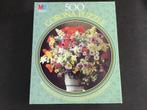 MB Corona Ronde Puzzel Summer Bouquet 500 (- 1) stukjes, Ophalen of Verzenden, 500 t/m 1500 stukjes, Legpuzzel