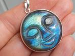 Vanoli 925 zilveren kettinghanger Maan gezicht Labradoriet, Sieraden, Tassen en Uiterlijk, Kettinghangers, Daiva1973@hotmail.com