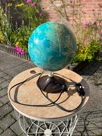 Vintage Nederlandse wereldbol/globe met werkende verlichting, Huis en Inrichting, Woonaccessoires | Wereldbollen, Ophalen of Verzenden