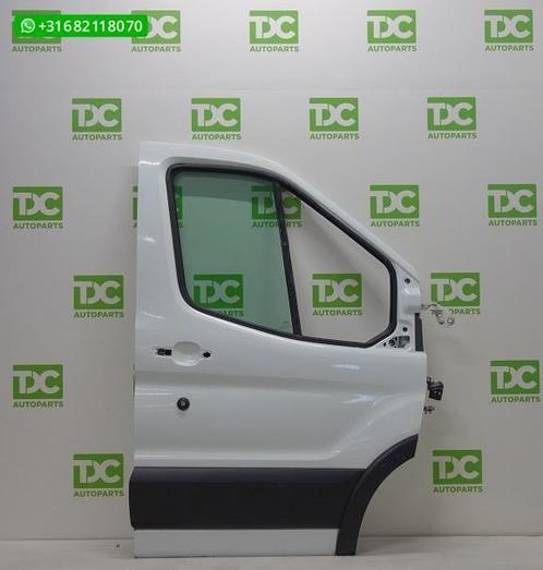 Ford Transit ('14-'20) Voorportier rechts wit, Auto-onderdelen, Carrosserie en Plaatwerk, Deur, Ford, Voor, Rechts, Gebruikt, Ophalen of Verzenden