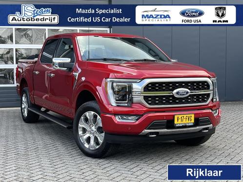 Ford USA F-150 Platinum EcoBoost 406PK SuperCrew | BPM VRIJ, Auto's, Bestelauto's, Bedrijf, Te koop, 4x4, ABS, Achteruitrijcamera