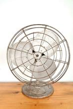 Grote ventilator USA +/-1930 decoratief gietijzeren voet, Ophalen of Verzenden, Gebruikt