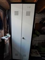 2 deurs metalen Lockerkast, Ophalen, Gebruikt, Industrieel