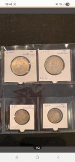 Zilveren rijksdaalders en gulden nl Antillen, Postzegels en Munten, Munten | Nederland, Ophalen of Verzenden, Koningin Juliana